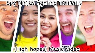 Spy ninja fighting moments | Music  ( Panic! At the Disco-High Hopes ) | AmyJudi