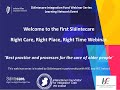 Slaintecare Right Care Right Place Right Time Webinar 25 June 2020