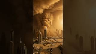 Dubai's Dune Fury: Sandstorm Devastation Unleashed!  #dubai  #dubailife