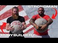 Strongman VS Bodybuilder Strength BATTLE!