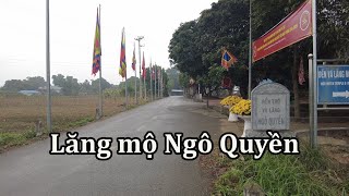 Lăng mộ Ngô Quyền ở Đường Lâm.