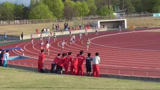 H29.4.30中信選手権(女子4x100mR決勝　創造学園)