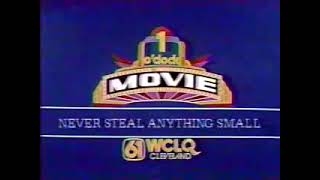 1982 June 23 WCLQ Channel 61 1 O'clock Movie Bumper   Never Steal Anything Small