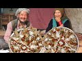 Old Lovers Living In cave|Afghani Mantu Recipe|Village life Afghanistan