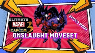 Umvc3 Onslaught Moveset Guide(Mod By Sshumaa)