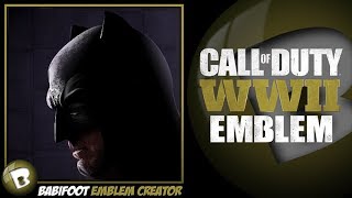 COD WW2 Emblem Tutorial - Batman