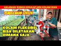 KOLAM EMBER FLEKSIBEL ! MUDAH DIPINDAHKAN DAN BISA DILETAKAN DIMANA SAJA MEMAKSIMALKAN LAHAN SEMPIT