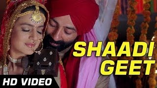 Gadar - Traditional Shaadi Geet - Full Song Video | Sunny Deol - Ameesha Patel - HD