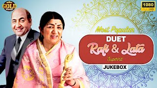 Most Popular Superhit Duet Video Songs Jukebox Of Lata Mangeshkar & Mohammed Rafi - HD