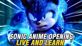I gave the new Sonic movie anime opening music