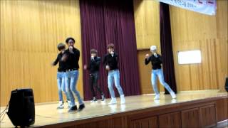 140611 JJCC - 더블제이씨 '첨엔 다 그래 (At First)' Tong Yeong Girls Middle school