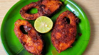 Fish fry recipe | నోరూరించే చేపల వేపుడు రుచిగా | Simple and delicious crispy fish fry in telugu