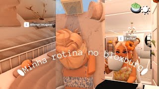 Minha rotina no BloxBurg☕[ um dia comigo] #vlog #rotina