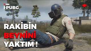 RAKİBİN BEYNİNİ YAKTIM RESMEN! - #PUBG #SOLO