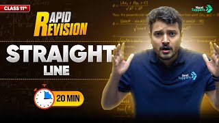 Straight Lines | CBSE Class 11th Maths | Full Chapter in 2️⃣0️⃣ Mins | Rapid Revision Series