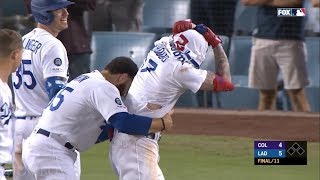 Three Dodger Rookies hit Walk Off homers in a row, a breakdown