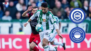Groningen kan weer juichen na elf duels zonder winst | samenvatting FC Groningen - Excelsior