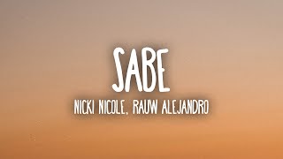 Nicki Nicole, Rauw Alejandro - Sabe (Letra/Lyrics)
