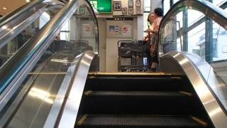 HAPPY ESCALATOR MONDAY! いなげや東大和店フジテックエスカレーター FUJITEC Escalators/l'escalator（動画）