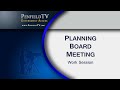 2020: May 28 | Planning Board Meeting - Work Session