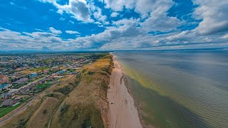 село Ягодное с высоты, Самарская область