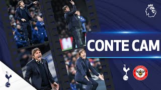 Antonio Conte's touchline celebrations | CONTE CAM | Spurs 2-0 Brentford