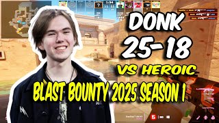 Spirit donk (25/18) vs HEROIC (Anubis) BLAST Bounty 2025 Season 1 | CS2 POV