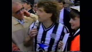 Kevin Keegan interview and lap of honour after last competitive match 1983/84 - news item