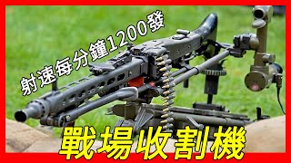 战场收割机，“希特勒电锯”继承者，射速高达1200发每分钟，德国品质，MG3通用机枪