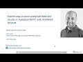 EASIEST WAY TO STORE ANALYTICAL DATA AND RESULTS IN AUTODESK REVIT WITH ADVANCE DESIGN