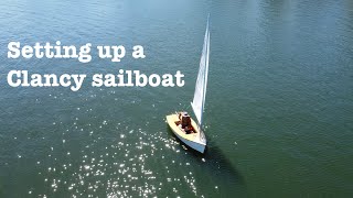 How I set up my Clancy sailing dinghy