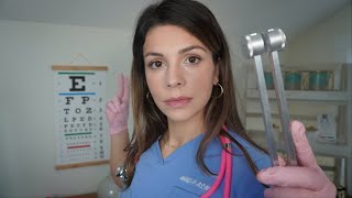 ASMR Realistic Cranial Nerve Exam | Deep Sleep, Hearing \u0026 Focus Tests | Soft Spoken Role-play