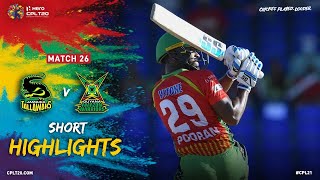 Highlights | Jamaica Tallawahs vs Guyana Amazon Warriors | CPL 2021