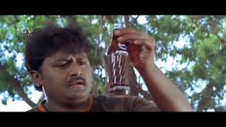 ಲೋ ಬುಲ್ಲಿ, ಇದೇನೋ 200ml ಗಿಂತ ಜಾಸ್ತಿ ಇದೆ ಪಪುಸಿ | Komal | Comedy Scene | Cheluvina Chitthara Movie