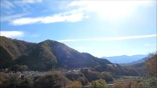 藤野の芸術の道からの景色