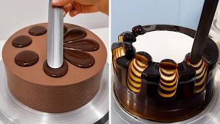 Most Satisfying Chocolate Cake Decorating Tutorials by So Easy | Part 19