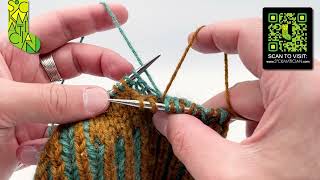 Left-Leaning Single Decrease in Double-Knitting — A Sockmatician Tutorial