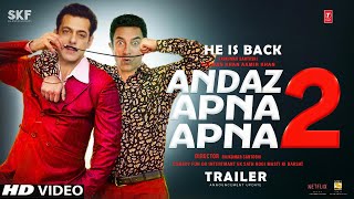 Andaz Apna Apna 2 Trailer Announcement | Salman Khan | Aamir khan | Rajkumar San
