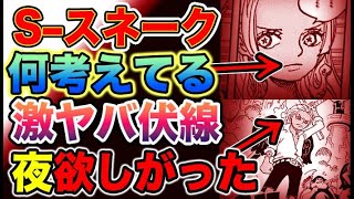 【ワンピース 1069 最新話】セラフィムがヤバい！S–ホークの夜がヤバい！S–スネークがルフィを守る理由！（予想考察）