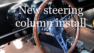 How to remove steering column in a 1960’s/70’s ford.