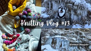 Knitting Vlog #73 I Gala Cardigan, Temperaturdecke, Eiswanderung, Neujahrsvorsätze, Silvester in BGD