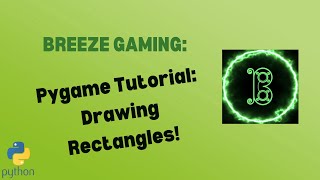 How to DRAW RECTANGLES in Python with Pygame!