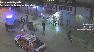 El trabajo conjunto entre el COT y la Policía permitió la detención de un hombre que robó