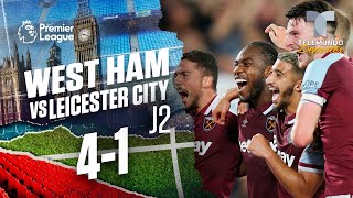 Highlights & Goals | West Ham vs. Leicester City 4 -1 | Premier League | Telemundo Deportes
