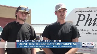 Good Samaritans recall rescuing Lubbock County deputies pinned by patrol car