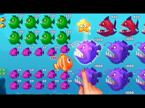 Fishdom Ads Mini Aquarium Ayuda a los peces hambrientos Nueva actualización [232] Colección Tralier Video