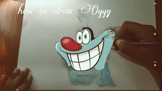 how to draw Oggy |please watch till end|