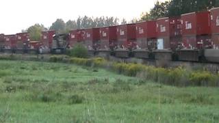 BIG \u0026 VERY FAST! - CP 8828 in Alliston [Tuesday, September 20, 2011]