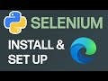 Install & Setup Selenium Python For Edge Browser (For Beginners)