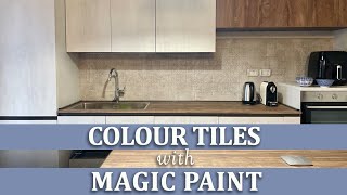 How to paint old tiles for the new kitchen! Save money! DIY Elisa \u0026 Magic Paint!®